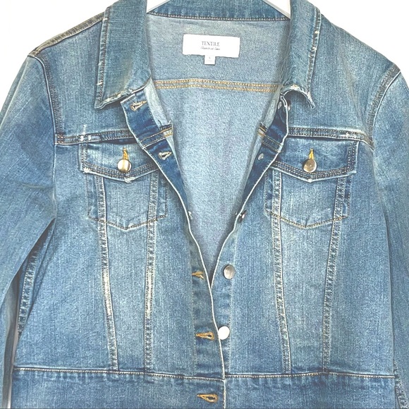 TEXTILE ELIZABETH AND JAMES JEAN JACKET - L - NWOT - Picture 11 of 13